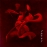 Agnes Keil, großes Zeichen rot, 149 x 149cm, 2010